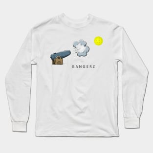 Pickleball Bangerz Cannon Desrign Long Sleeve T-Shirt